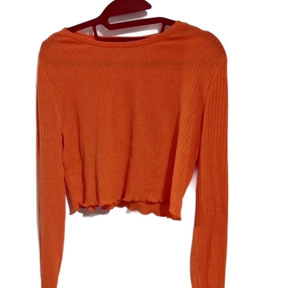 Shein orange shirt - Picture 2 of 4
